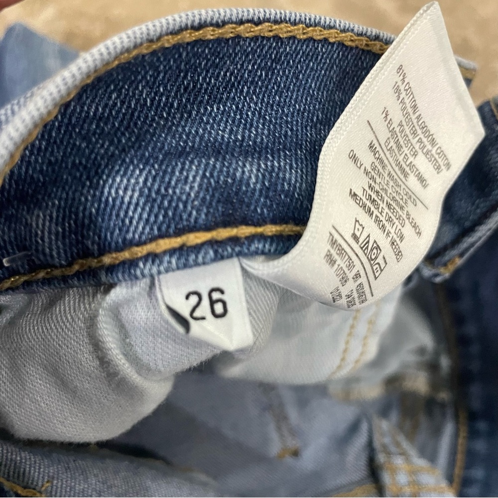 Hudson Blair High Rise Bootcut Crop Jeans Color Blue‎ (Brittany) Women’s Sz 26 - Picture 9 of 13